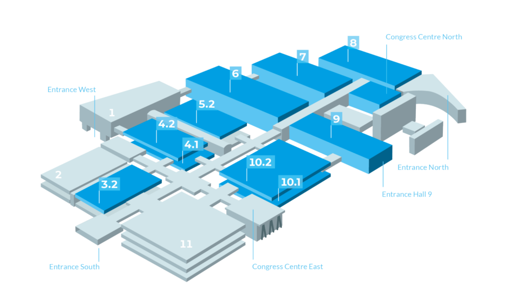 FIBO 2024 floor plan diagram