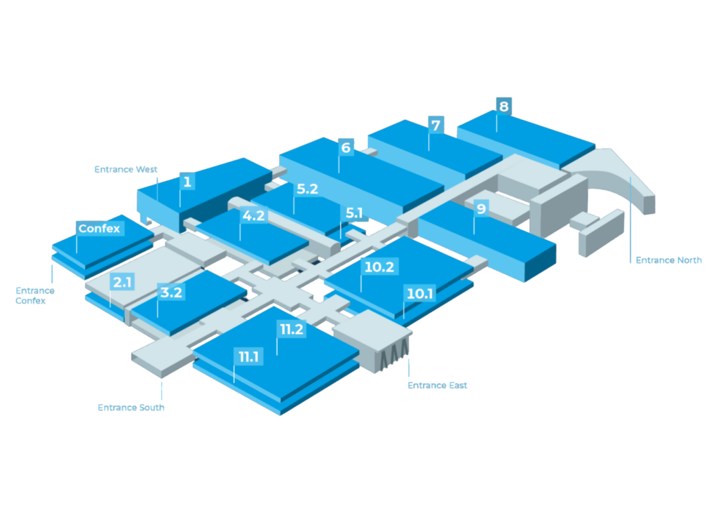 Hall plan for FIBO 2026